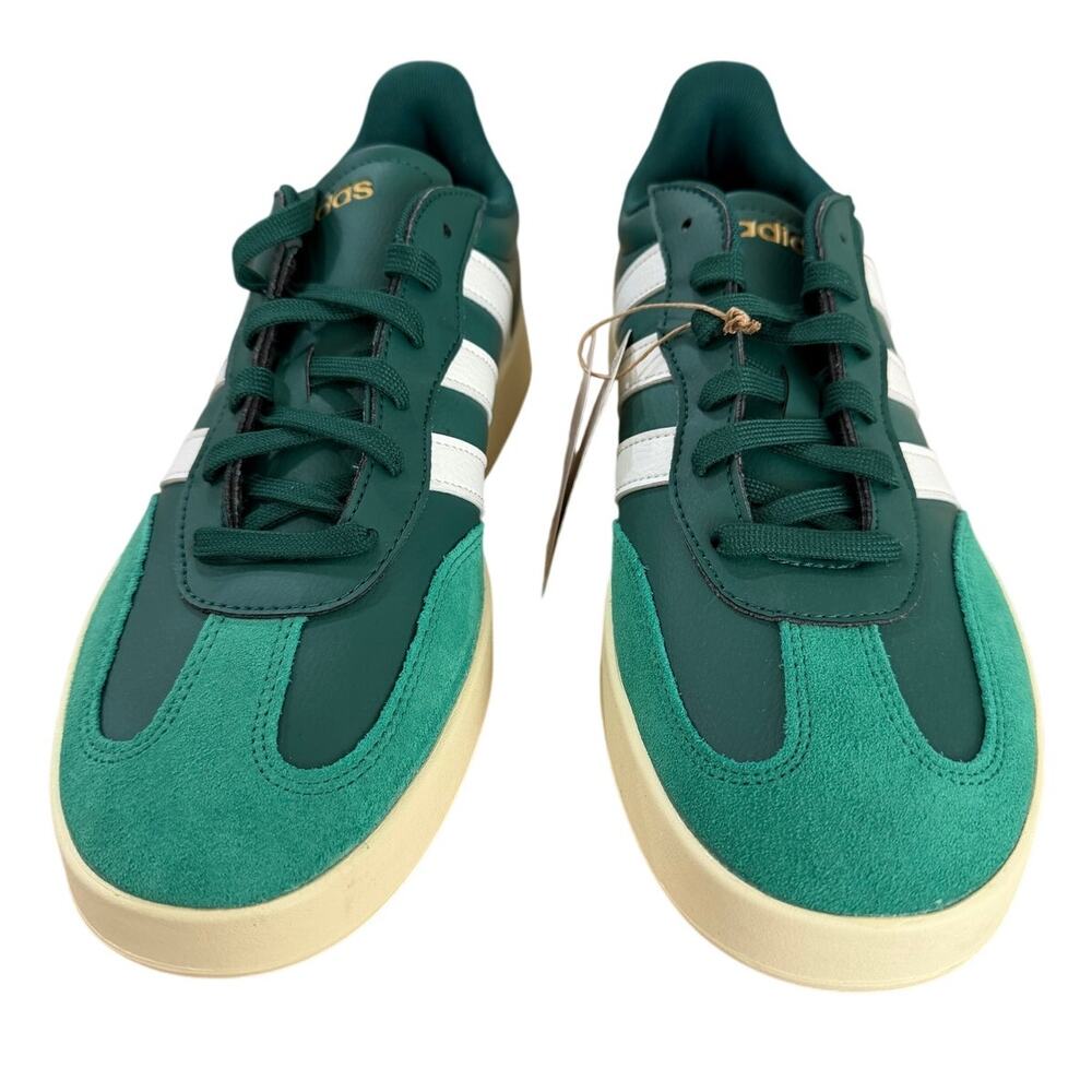NWT Adidas Men's Barreda JR 1320 Green/White Suede/Leather Upper Size 12 - Picture 2 of 11